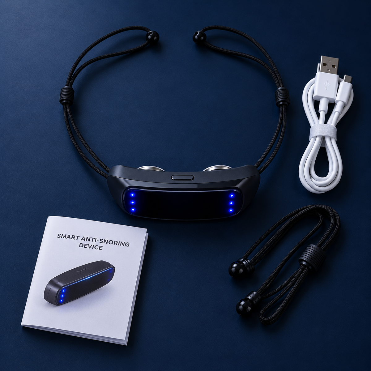 NUVRA NightHush™ – Dispositivo inteligente antirronquidos
