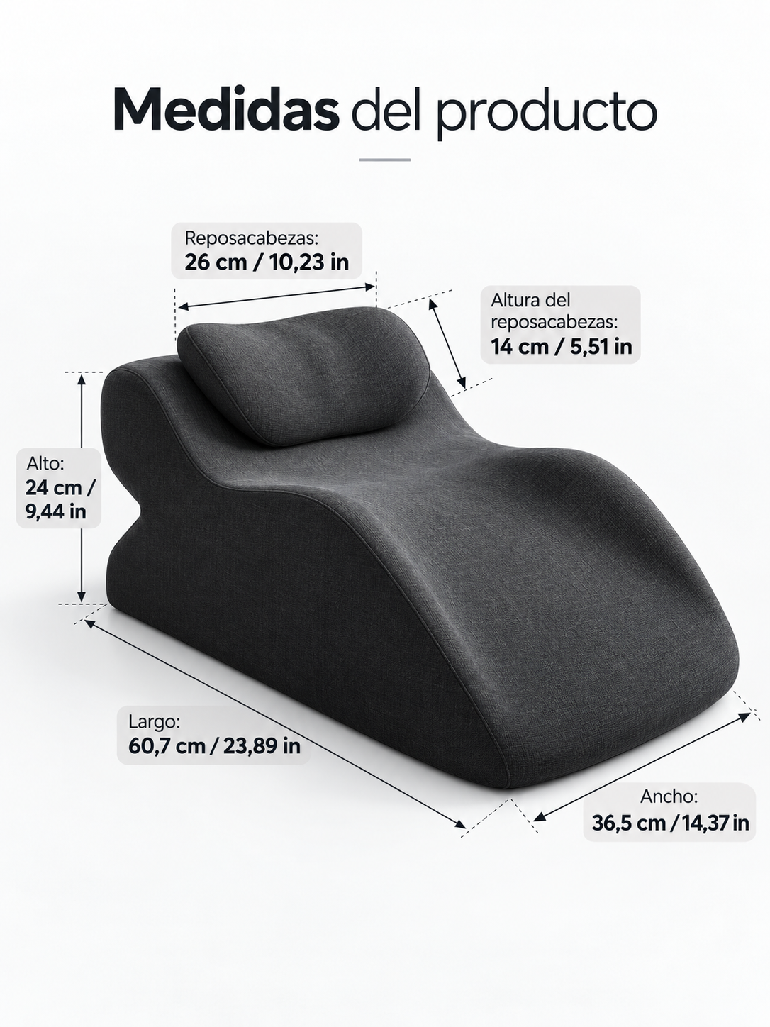 NUVRA RestPro™ – Cojín Ergonómico 3 en 1