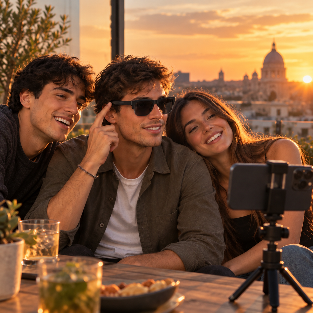 NUVRA AuraSound™ – Gafas Inteligentes con Audio y Asistente de Voz